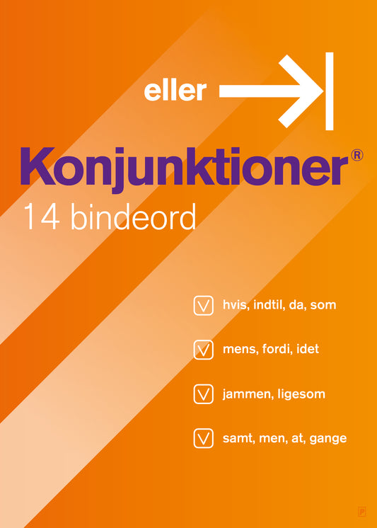 Plakat med ordklasser. Designet af Ramsø. Denne plakat er en del af Ordapoteket som er udviklet i samarbejde med forfatter Morten Søndergaard.